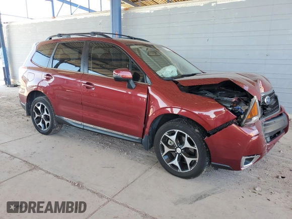 2016 Subaru Forester XT Touring with VIN JF2SJGXCXGH441792, listed as a Copart auction lot 57827005 with 37,677 mi miles and Salvage title. Bid and sale history available at DreamBid. Image 4.
