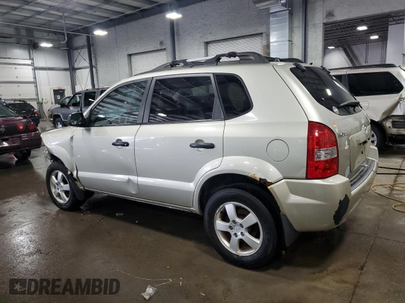 2006 Hyundai Tucson GL with VIN KM8JM12B06U262563, listed as a Copart auction lot 72029874 with 213,624 mi miles and Salvage Title. Bid and sale history available at carsss.com. Image 2.