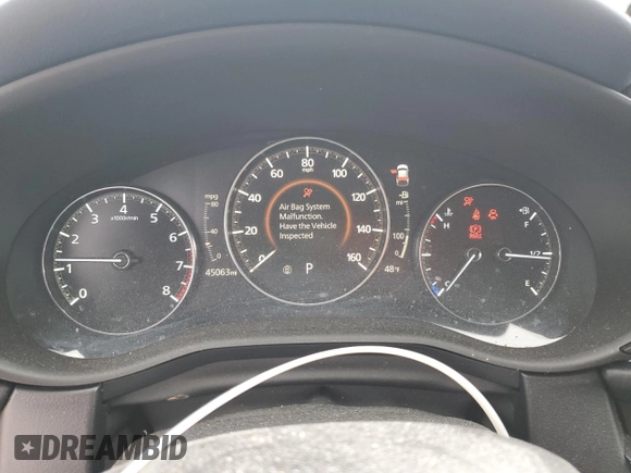 2021 Mazda CX-30 Preferred with VIN 3MVDMBCL0MM205746, listed as a Copart auction lot 53123485 with 45,063 mi miles and Salvage title. Bid and sale history available at DreamBid. Image 9.