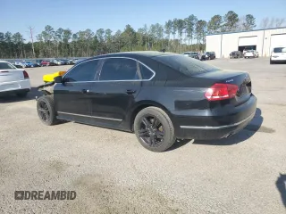 2014 Volkswagen Passat TDI SEL Premium with VIN 1VWCN7A39EC046042, listed as a Copart auction lot 48333625 with 151,255 mi miles and Salvage Title. Bid and sale history available at carsss.com. Image 2.
