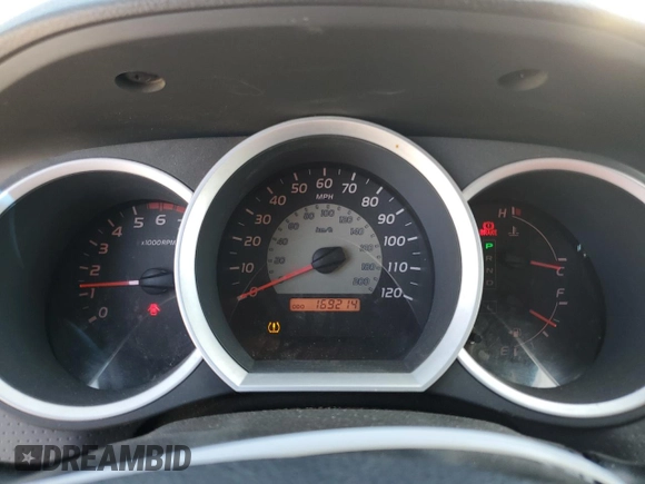 2007 Toyota Tacoma PreRunner with VIN 5TETU62N17Z394941, listed as a Copart auction lot 53794775 with 169,214 mi miles and Salvage Title. Bid and sale history available at carsss.com. Image 9.