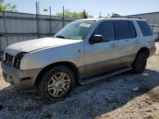 2004 Mercury Mountaineer Convenience z VIN 4M2ZU66K44UJ19279, wystawiony jako Copart lot #51958385 z przebiegiem 205 221 mil mil oraz Szkody całkowita. Historia ofert i sprzedaży dostępna na DreamBid. Obrazek 1.