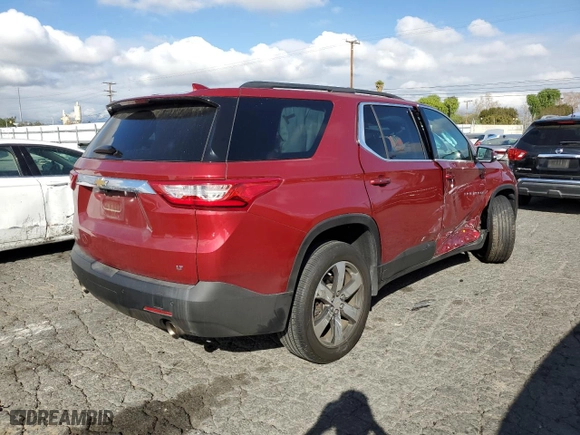 2019 Chevrolet Traverse LT Leather with VIN 1GNERHKW6KJ280409, listed as a Copart auction lot 43862735 with 120,798 mi miles and Salvage Title. Bid and sale history available at carsss.com. Image 3.