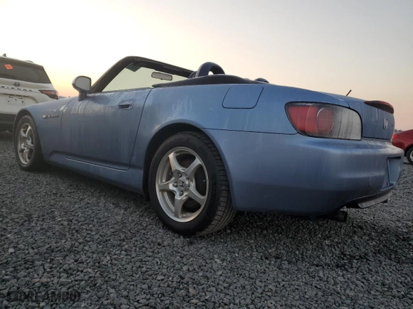 2002 Honda S2000 with VIN JHMAP11442T000350, listed as a Copart auction lot 75118004 with 109,061 mi miles and Salvage Title. Bid and sale history available at carsss.com. Image 2.