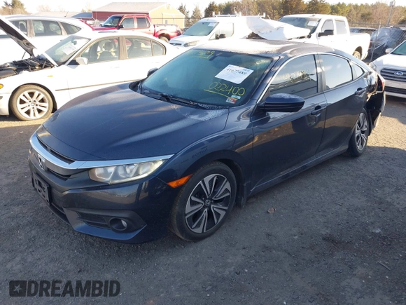 2017 Honda Civic Sedan EX-L with VIN 19XFC1F75HE022400, listed as a IAAI auction lot 41677489 with 157,237 mi miles. Bid and sale history available at carsss.com. Image 17.
