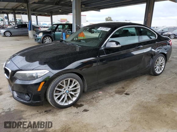 2014 BMW 2 Series 228i with VIN WBA1F5C53EV255420, listed as a Copart auction lot 48707395 with 65,135 mi miles and Salvage Title. Bid and sale history available at DreamBid. Image 1.