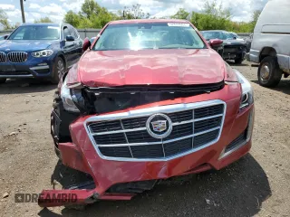 2014 Cadillac CTS Luxury RWD with VIN 1G6AR5SXXE0144084, listed as a Copart auction lot 52644604 with 99,262 mi miles and Salvage Title. Bid and sale history available at carsss.com. Image 5.