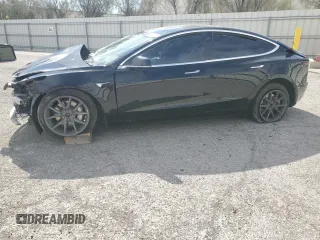 2020 Tesla Model 3 Long Range with VIN 5YJ3E1EB9LF621807, listed as a Copart auction lot 49745355 with 61,446 mi miles and Salvage Title. Bid and sale history available at carsss.com. Image 1.