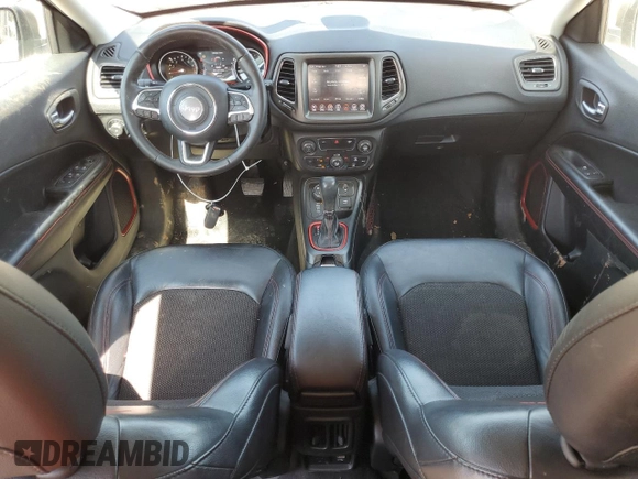 2019 Jeep Compass Trailhawk with VIN 3C4NJDDB2KT739673, listed as a Copart auction lot 50706385 with 106,987 mi miles and Non Repairable. Bid and sale history available at DreamBid. Image 8.