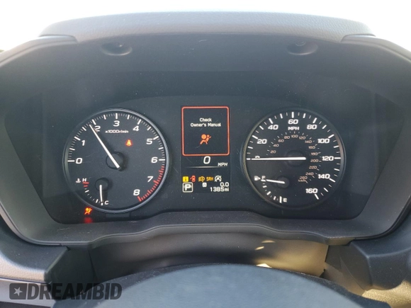 2024 Subaru Impreza with VIN JF1GUABC4R8902557, listed as a Copart auction lot 89189195 with 1,385 mi miles and Salvage Title. Bid and sale history available at carsss.com. Image 9.