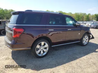 2024 Ford Expedition King Ranch with VIN 1FMJU1P81REB01523, listed as a Copart auction lot 53421195 with 3,428 mi miles and Salvage title. Bid and sale history available at DreamBid. Image 3.
