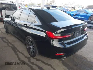 2020 BMW 3 Series 330i with VIN WBA5R1C07LFH37243, listed as a IAAI auction lot 42129217 with 22,767 mi miles. Bid and sale history available at carsss.com. Image 3.