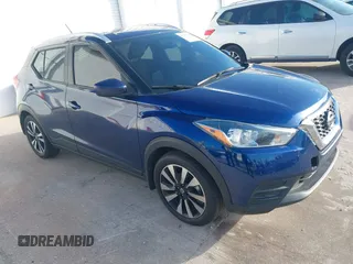 2019 Nissan Kicks SV with VIN 3N1CP5CUXKL482280, listed as a IAAI auction lot 41280784 with 78,377 mi miles. Bid and sale history available at carsss.com. Image 1.