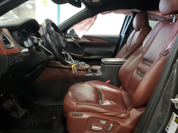 2016 Mazda CX-9 Signature with VIN JM3TCBEY6G0109918, listed as a Copart auction lot 59388185 with 153,626 mi miles and Salvage title. Bid and sale history available at DreamBid. Image 7.