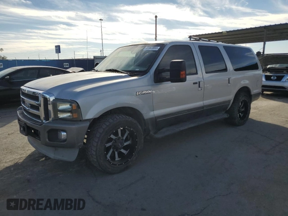 2001 Ford Excursion Special Serv с VIN 1FMNU40L31ED57944, выставлен на аукционе Copart как лот 82063804 с пробегом 212 894 миль миль и Чистый • Clean title. История ставок и продаж доступна на DreamBid. Изображение 1.