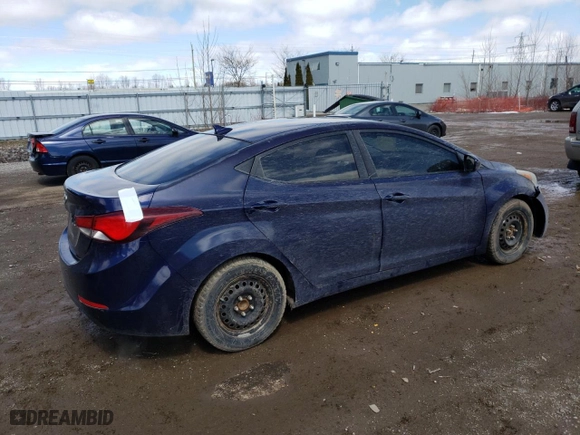 2014 Hyundai Elantra Limited with VIN 5NPDH4AE0EH494835, listed as a Copart auction lot 51401135 with 263,548 mi miles and Clean Title. Bid and sale history available at carsss.com. Image 3.