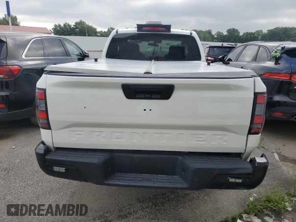 2024 Nissan Frontier S with VIN 1N6ED1CL5RN662952, listed as a Copart auction lot 60480765 with Not provided miles and Clean title. Bid and sale history available at DreamBid. Image 6.