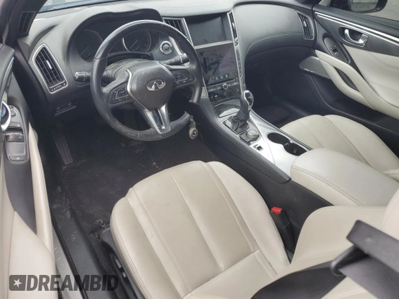 2017 Infiniti Q60 Premium с VIN JN1EV7EK0HM360631, выставлен на аукционе Copart как лот 52103225 с пробегом 98 457 миль миль и Списание • Salvage title. История ставок и продаж доступна на DreamBid. Изображение 8.