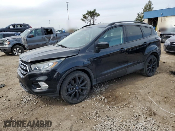 2017 Ford Escape SE with VIN 1FMCU0G98HUE89060, listed as a Copart auction lot 55286815 with 74,957 mi miles and Clean Title. Bid and sale history available at carsss.com. Image 1.