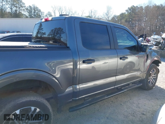 2021 Ford F-150 XL with VIN 1FTFW1E58MKD96370, listed as a IAAI auction lot 41627935 with 60,587 mi miles. Bid and sale history available at carsss.com. Image 13.