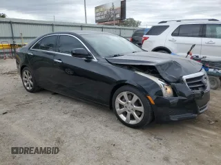 2013 Cadillac ATS with VIN 1G6AA5RX6D0139508, listed as a Copart auction lot 58381625 with 77,604 mi miles and Salvage title. Bid and sale history available at DreamBid. Image 4.