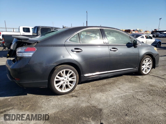 2010 Lexus HS 250h with VIN JTHBB1BA0A2001703, listed as a Copart auction lot 77886284 with 105,912 mi miles and Salvage Title. Bid and sale history available at DreamBid. Image 3.