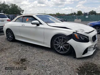 2019 Mercedes-Benz S-Class S 560 with VIN WDDXK8DB6KA038127, listed as a Copart auction lot 59466694 with 0 mi miles and Salvage Title. Bid and sale history available at carsss.com. Image 4.