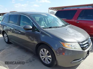 2014 Honda Odyssey EX-L with VIN 5FNRL5H69EB097826, listed as a IAAI auction lot 42757110 with 175,150 mi miles and . Bid and sale history available at DreamBid. Image 1.