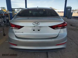 2017 Hyundai Elantra SE with VIN 5NPD84LFXHH110263, listed as a Copart auction lot 52234985 with 76,302 mi miles and Salvage Title. Bid and sale history available at carsss.com. Image 6.