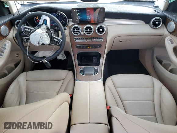 2021 Mercedes-Benz GLC with VIN W1N0J8EB7MF891678, listed as a Copart auction lot 42724485 with 36,247 mi miles and Salvage Title. Bid and sale history available at carsss.com. Image 8.