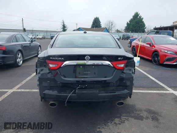 2017 Nissan Maxima SV with VIN 1N4AA6AP8HC444601, listed as a IAAI auction lot 41777190 with 96,488 mi miles and . Bid and sale history available at DreamBid. Image 17.