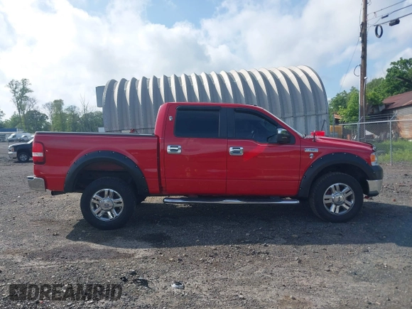 2008 Ford F-150 XLT with VIN 1FTPW14V28FA07405, listed as a IAAI auction lot 42376172 with 151,902 mi miles and . Bid and sale history available at DreamBid. Image 13.