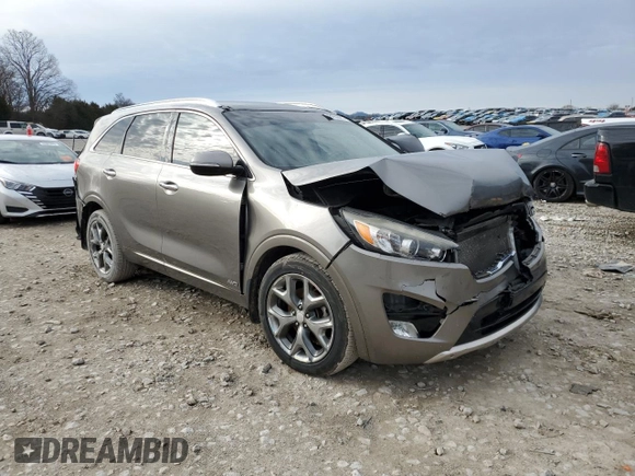 2016 Kia Sorento SX with VIN 5XYPKDA59GG008256, listed as a Copart auction lot 48056665 with 216,055 mi miles and Salvage Title. Bid and sale history available at carsss.com. Image 4.