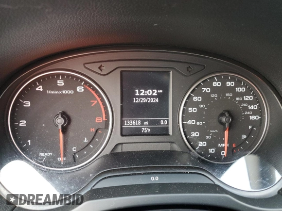 2016 Audi A3 1.8T Premium with VIN WAUA7GFF8G1096482, listed as a Copart auction lot 53952205 with 133,618 mi miles and Clean Title. Bid and sale history available at carsss.com. Image 9.