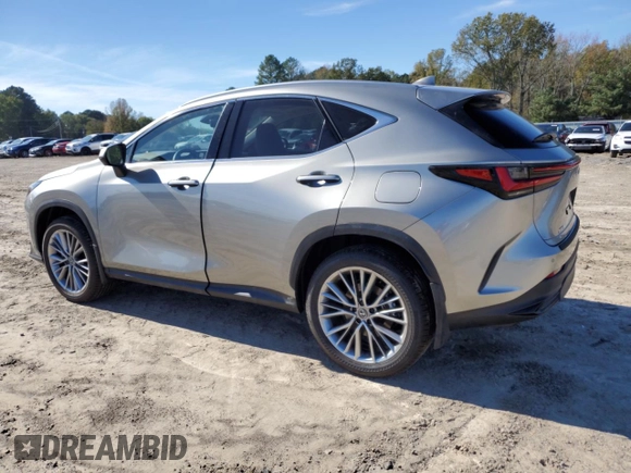 2025 Lexus NX with VIN JTJHGCEZ4S5010282, listed as a Copart auction lot 79807514 with 435 mi miles and Salvage Title. Bid and sale history available at carsss.com. Image 2.