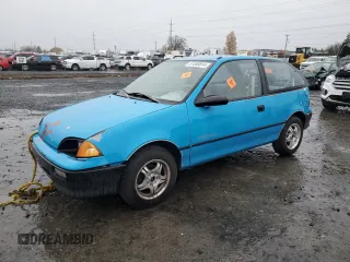 1992 Geo Metro z VIN 2C1MR2467N6724779, wystawiony jako Copart lot #81355814 z przebiegiem 85 587 mil mil oraz Szkody całkowita. Historia ofert i sprzedaży dostępna na DreamBid. Obrazek 1.