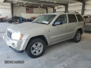 2007 Jeep Grand Cherokee Overland with VIN 1J8HR682X7C609308, listed as a Copart auction lot 52424375 with 204,412 mi miles and Clean title. Bid and sale history available at DreamBid. Image 1.