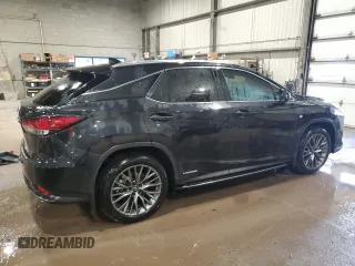 2022 Lexus RX with VIN 2T2YGMDA7NC084030, listed as a Copart auction lot 50323394 with 19,225 mi miles. Bid and sale history available at carsss.com. Image 3.