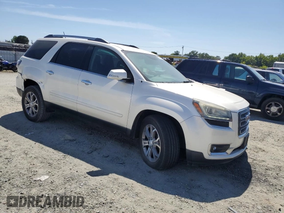 2013 GMC Acadia SLT z VIN 1GKKRRKD1DJ196960, wystawiony jako Copart lot #57694635 z przebiegiem Nie podano mil oraz Czysty tytuł • Clean title. Historia ofert i sprzedaży dostępna na DreamBid. Obrazek 4.