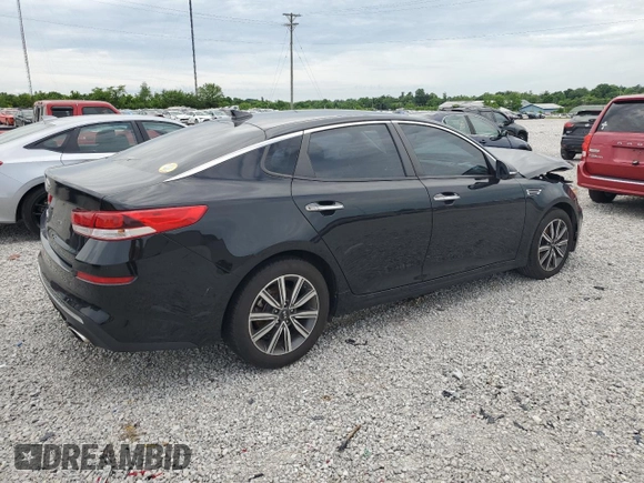 2019 Kia Optima LX with VIN 5XXGT4L33KG363946, listed as a Copart auction lot 57386055 with 41,886 mi miles and Salvage title. Bid and sale history available at DreamBid. Image 3.