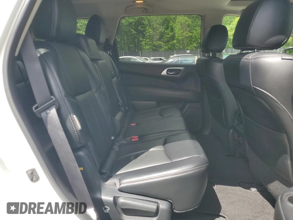 2018 Nissan Pathfinder SV with VIN 5N1DR2MM6JC646848, listed as a Copart auction lot 57461455 with 107,947 mi miles and Salvage title. Bid and sale history available at DreamBid. Image 11.
