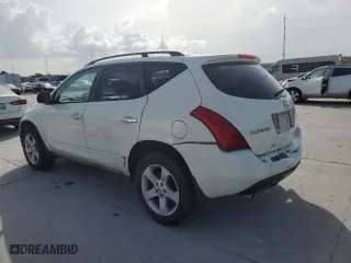 2005 Nissan Murano SL with VIN JN8AZ08T35W331396, listed as a Copart auction lot 73382124 with 170,516 mi miles and Salvage Title. Bid and sale history available at carsss.com. Image 3.