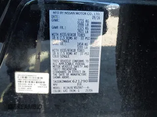 2017 Nissan Pathfinder S with VIN 5N1DR2MN6HC621290, listed as a IAAI auction lot 41691799 with 166,996 mi miles and . Bid and sale history available at DreamBid. Image 9.