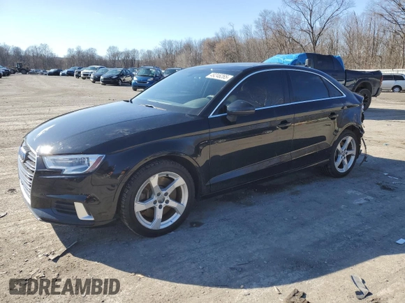 2019 Audi A3 Sedan Premium with VIN WAUBEGFF4KA116777, listed as a Copart auction lot 49246265 with 90,438 mi miles and Salvage Title. Bid and sale history available at carsss.com. Image 1.