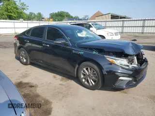 2019 Kia Optima LX with VIN 5XXGT4L35KG343407, listed as a Copart auction lot 59597635 with 71,470 mi miles and Salvage title. Bid and sale history available at DreamBid. Image 4.