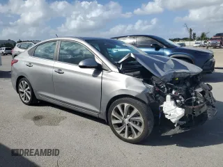 2021 Hyundai Accent Limited with VIN 3KPC34A62ME145312, listed as a Copart auction lot 78124764 with 49,399 mi miles and Salvage Title. Bid and sale history available at carsss.com. Image 4.