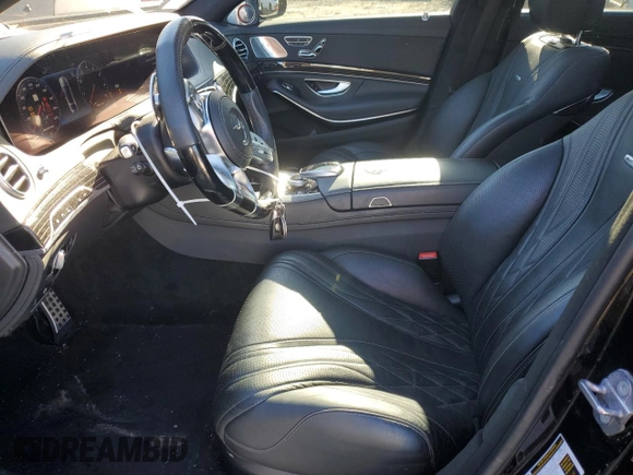 2019 Mercedes-Benz S-Class AMG S 63 with VIN WDDUG8JB3KA467976, listed as a Copart auction lot 37294144 with 26,309 mi miles. Bid and sale history available at carsss.com. Image 7.