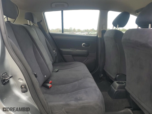2009 Nissan Versa 1.8 S with VIN 3N1BC13EX9L385213, listed as a Copart auction lot 51837315 with 144,722 mi miles and Salvage Title. Bid and sale history available at carsss.com. Image 10.