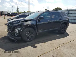 2025 Chevrolet Equinox FWD LT with VIN 3GNAXHEG1SL130354, listed as a Copart auction lot 49055525 with 6,323 mi miles and Salvage Title. Bid and sale history available at carsss.com. Image 1.
