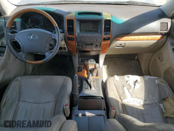 2004 Lexus GX 470 z VIN JTJBT20X840054996, wystawiony jako Copart lot #53924245 z przebiegiem 277 813 mil mil oraz Szkoda całkowita • Salvage title. Historia ofert i sprzedaży dostępna na DreamBid. Obrazek 8.